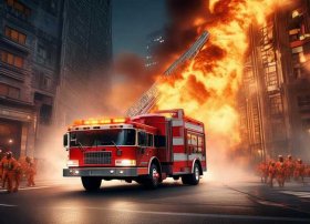消防车灭火故事（消防车灭火故事视频）