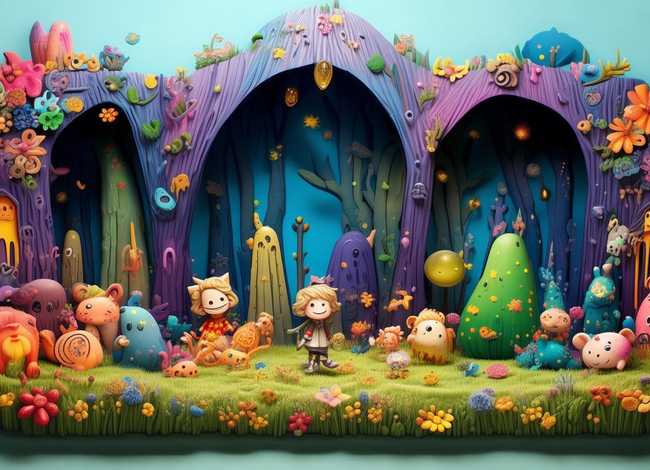 儿童故事配图字小、儿童故事配图图片大全