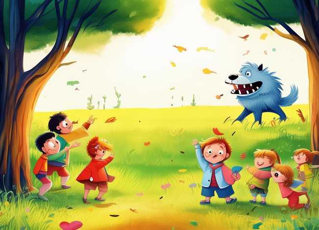 儿童故事收听狼来了，少儿故事狼来了