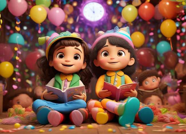 六一儿童节讲故事两人组，六一节目讲故事