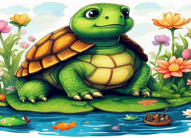 聪明的小乌龟儿童故事图片(聪明的乌龟故事图片 绘本) 聪明的小乌龟儿童故事图片(聪明的乌龟故事图片 绘本)