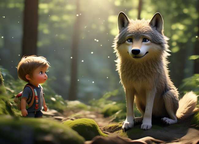 关于狼的儿童故事简短3-4岁 幼儿故事关于狼的故事