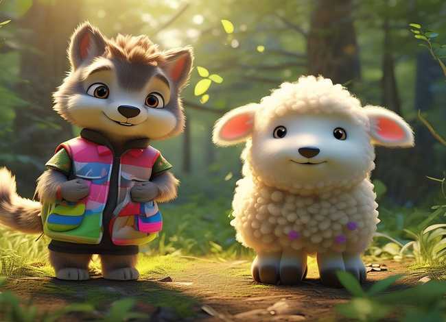 狼和羊的故事3-6岁幼儿故事书 - 幼儿故事狼和小羊的故事 狼和羊的故事3-6岁幼儿故事书 - 幼儿故事狼和小羊的故事