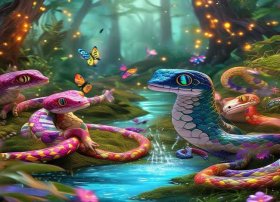 蛇的故事儿童版；蛇的幼儿故事大全