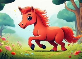 小红马儿童故事；小红马的故事