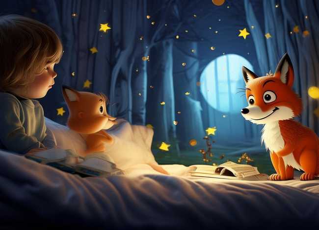 儿童讲故事睡前故事狼和狐狸 - 睡前小故事狼和狐狸