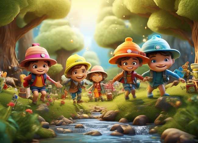 儿童探险故事 - 探险幼儿故事
