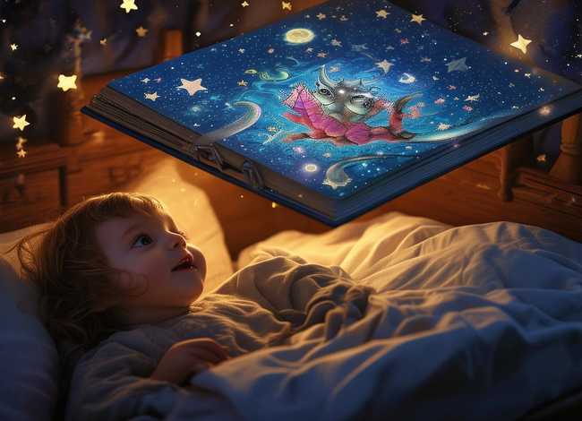 三百六十五夜儿童故事图片；三百六十五夜睡前故事图片