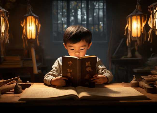 小儿夜读古诗（小儿夜读古诗大全）