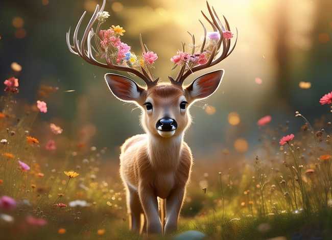 儿童故事小鹿的角；小鹿的角故事视频