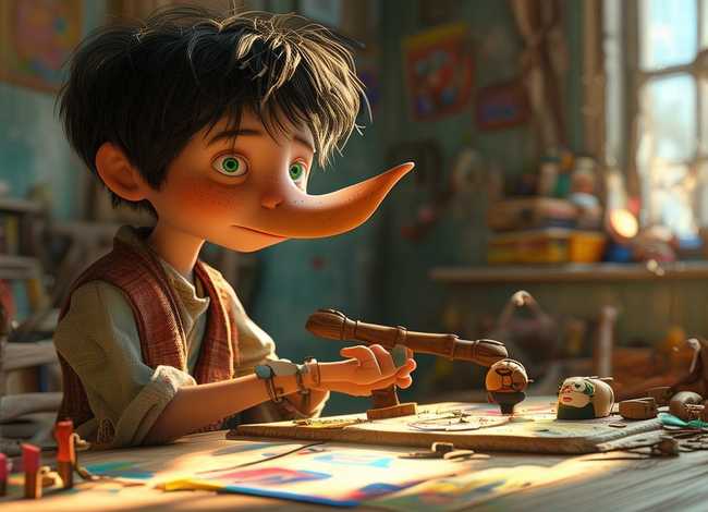 儿童故事匹诺曹图片，幼儿故事匹诺曹教案