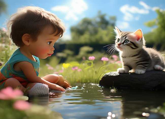 小朋友讲故事小猫钓鱼 小朋友讲故事小猫钓鱼视频