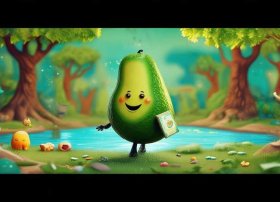 儿童故事牛油果的故事、牛油果的绘本故事