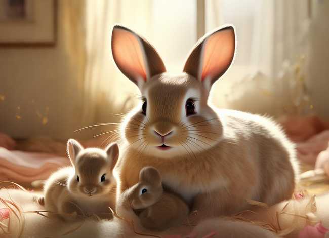 儿童睡前故事兔子妈妈生宝宝 小兔妈妈生宝宝故事