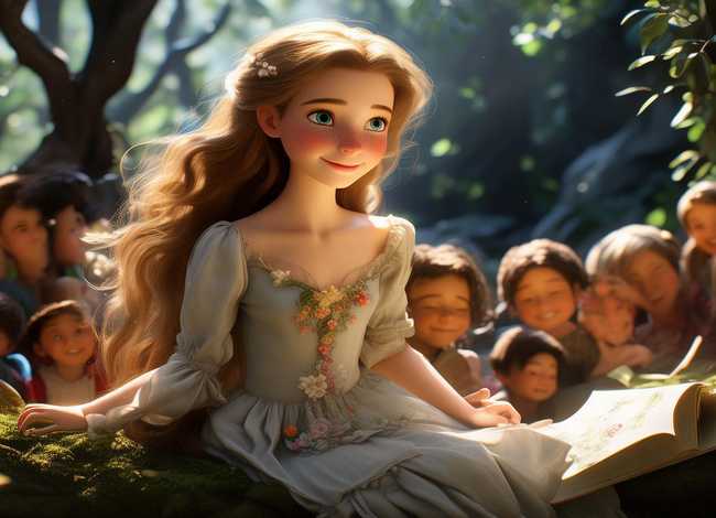 善良的公主儿童故事（善良友爱的公主故事）