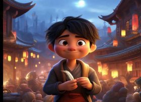 神笔马良故事演讲、神笔马良故事演讲背景图片