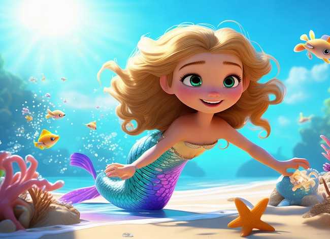 播放免费的美人鱼儿童故事 请播放美人鱼故事