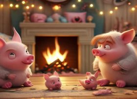 儿童睡前故事书大全集三只小猪、睡前故事幼儿故事大全三只小猪