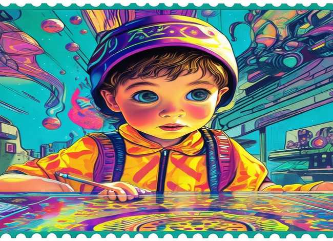 邮票儿童绘画、邮票儿童绘画科技类 邮票儿童绘画、邮票儿童绘画科技类