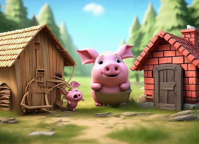 三只小猪的故事视频、三只小猪的故事视频比赛视频