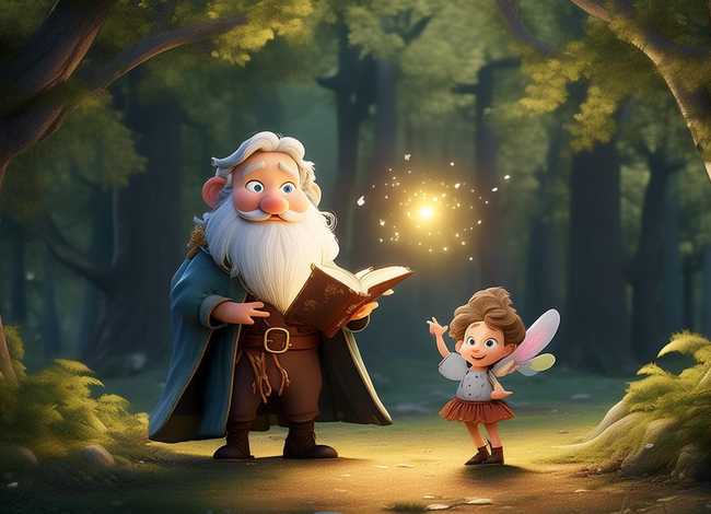 儿童故事超魔法爷爷（魔法爷爷和小精灵的故事）