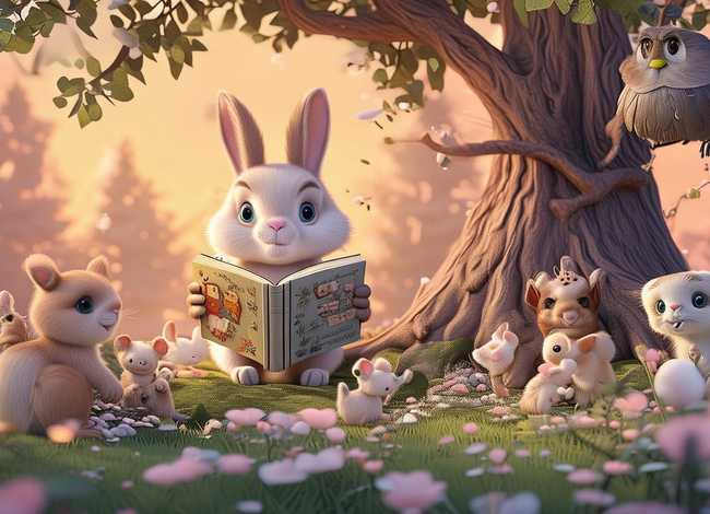 儿童睡前故事动物王国；幼儿故事动物王国