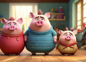 朗诵儿童故事三只小猪 朗读小故事三只小猪