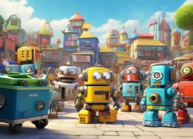 儿童故事机器人总动员、机器人总动员故事概况