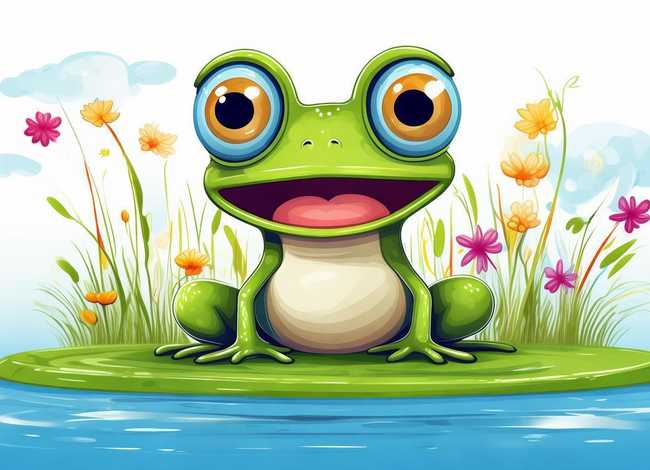 青蛙儿童画图片(儿童画青蛙图片大全) 青蛙儿童画图片(儿童画青蛙图片大全)