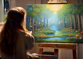 美术作品小故事 美术作品小故事图片