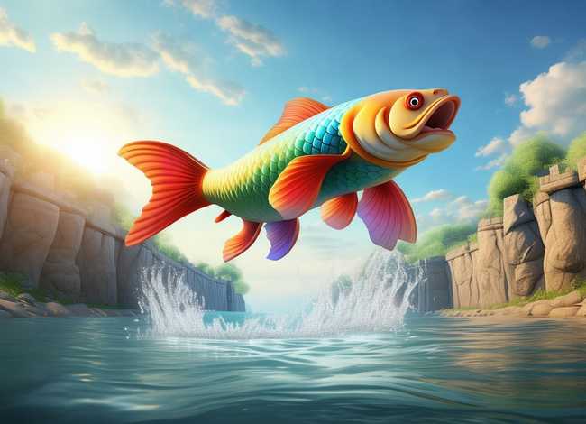 鲤鱼跳龙门儿童故事动画片、鲤鱼跳龙门的故事动画片
