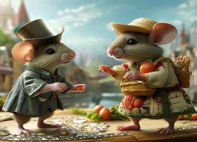 音频儿童故事城里老鼠和乡下老鼠；城里老鼠和乡下老鼠儿童故事表演