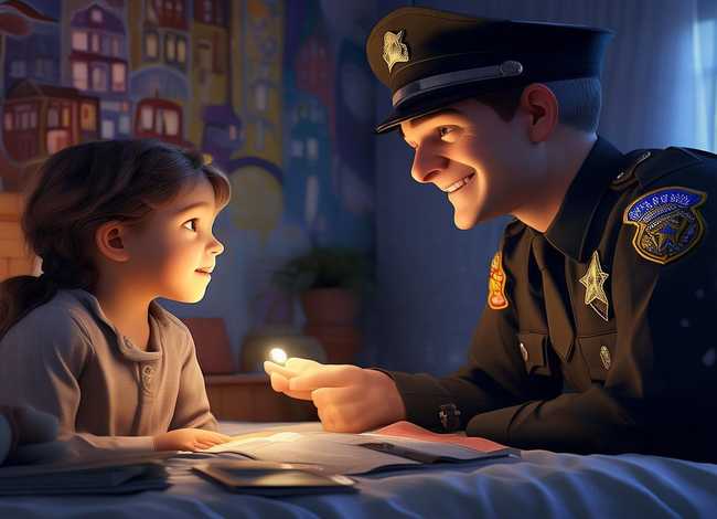 儿童睡前故事警察叔叔的故事，关于警察叔叔的幼儿故事