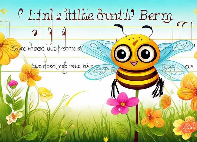 小蜜蜂儿童歌曲简谱版，小蜜蜂儿童歌曲简谱版图片