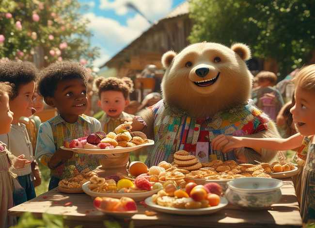 小熊请客幼儿故事;小熊请客故事教案幼儿园大班 小熊请客幼儿故事;小熊请客故事教案幼儿园大班