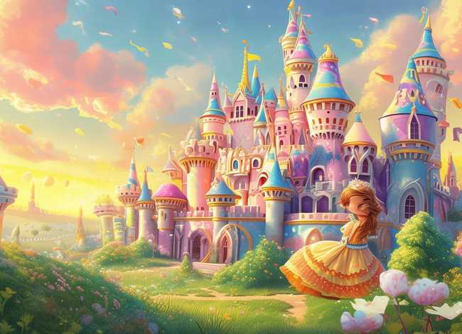 播放儿童城公主图片 儿童公主城堡绘画图片 播放儿童城公主图片 儿童公主城堡绘画图片