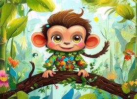 小猴子儿童故事3-6岁完整版、小猴子故事文字版