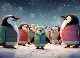 不会飞的小企鹅儿童故事 - 不会飞的企鹅绘本故事