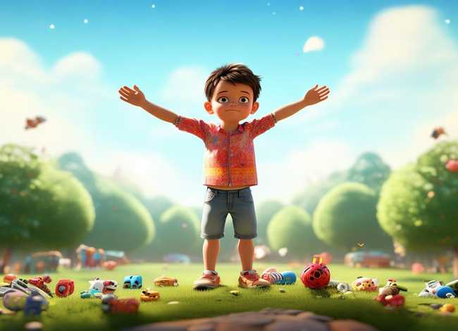 儿童自信故事插画 - 幼儿自信的故事