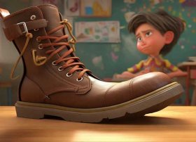 会叫的大皮鞋儿童故事视频、会叫的大皮鞋故事二年级