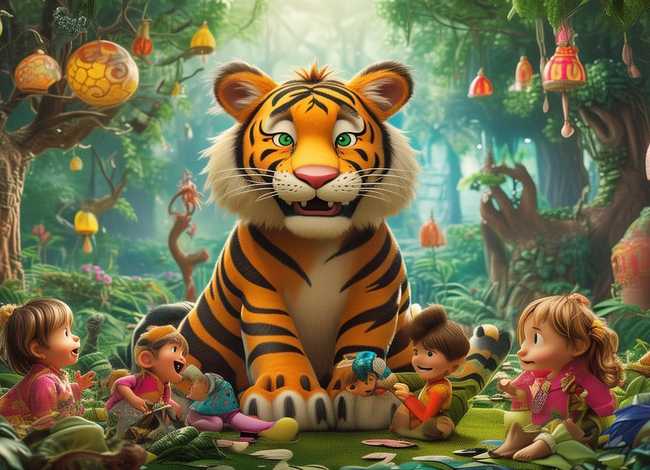 关于老虎的儿童故事表演，有关老虎的幼儿故事大全