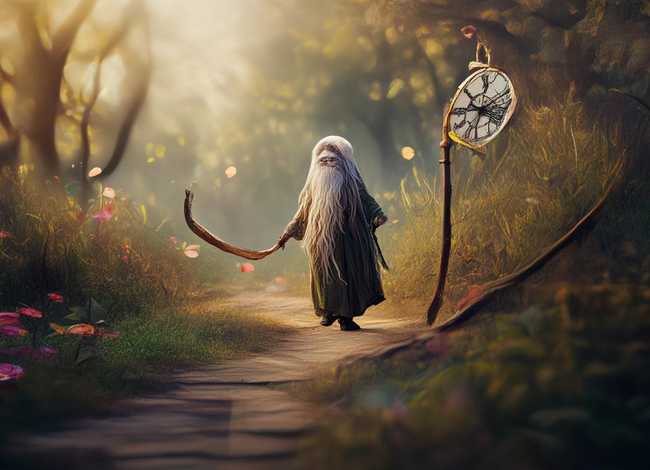 时间老人的故事 - 时间老人的故事绘本图片 时间老人的故事 - 时间老人的故事绘本图片