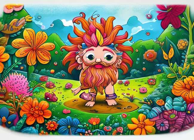 神话故事儿童绘画，神话故事绘画简单