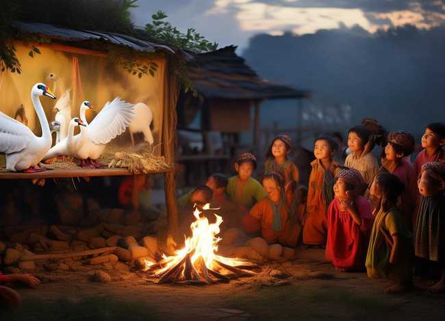 鹅鹅鹅的故事表演（鹅鹅的视频和故事）