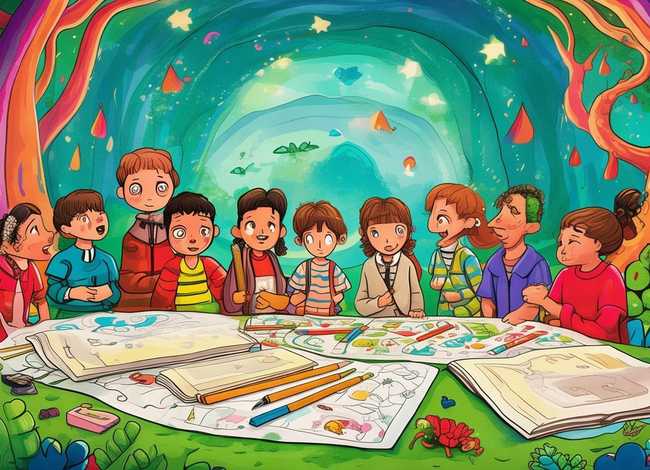 儿童漫画故事教程、少儿漫画故事