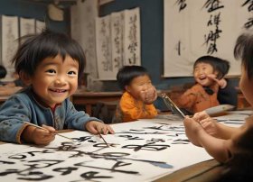 儿童书法幽默小故事，关于书法的幽默小故事