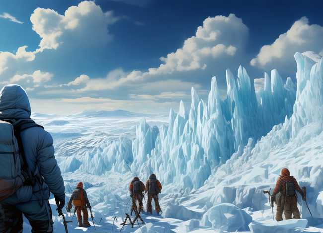 冰川小故事，冰川探险故事