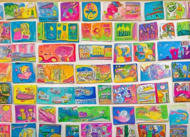 儿童手工画图片，儿童手工画图片大全