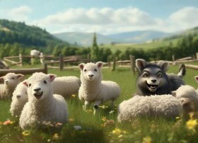 故事大全狼和七只小羊，故事大全狼和七只小羊图片