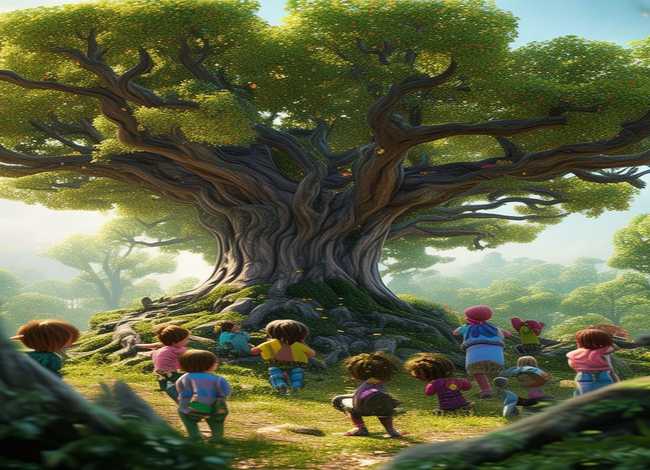 儿童故事大树的故事，大树的故事幼儿